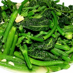 Rau bí xào tỏi băm