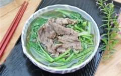 Canh cải xoong thịt bò
