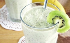 Sinh tố chuối kiwi