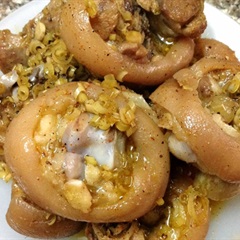 Giò heo giả cầy