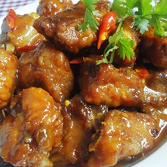 Sườn non sốt me