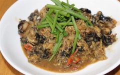 Ốc bươu xào ớt sả