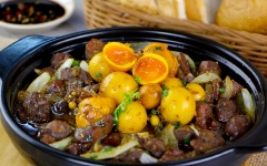 Lòng gà trứng non cháy tỏi