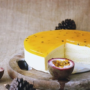 Passion fruit cheesecake