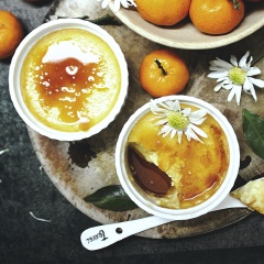 Bánh flan nướng cốc sứ