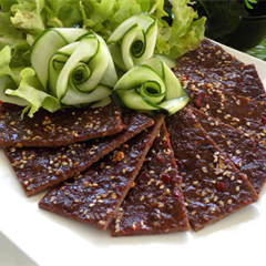 Khô bò chuẩn vị Singapore