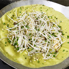 Bánh xèo chảo nhân thập cẩm