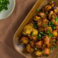 Sụn gà nướng cay thơm