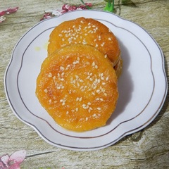 Bánh rán khoai lang dân dã