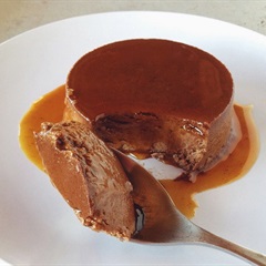 Flan Caramel cà phê ngon tuyệt