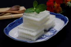 Rau câu dừa mát ngọt