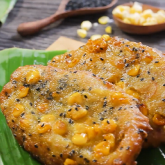 Bánh chuối bí ngô chiên giòn