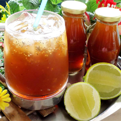 Trà bí đao hạt chia