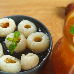 Vải ngâm đường