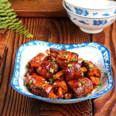 Chả lụa rim nước tương đậm đà