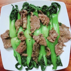Thịt bò xào cải thìa