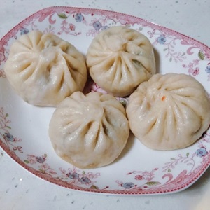 Bánh bao nhân rau nấm