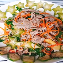 Gỏi bò bóp thấu đơn giản