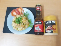 Cơm chiên trứng đậu que dầu hào hạt nêm CHIN-SU