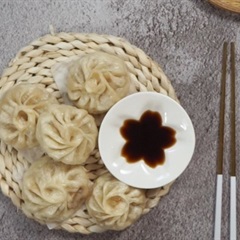 Bánh bao nhân thịt thơm ngon