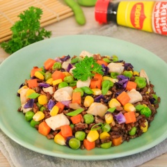 Cơm gạo lứt chiên 