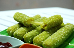 Cách làm phô mai que cốm