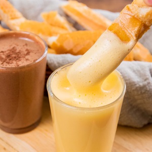 Bánh Mì Chấm Kem Trứng - Cacao