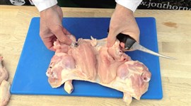 Cách rút xương thịt gà cực kì đơn giản