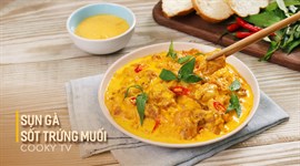 Sụn Gà Sốt Trứng Muối