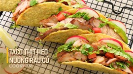 Bánh Tacos Nướng Rau Củ